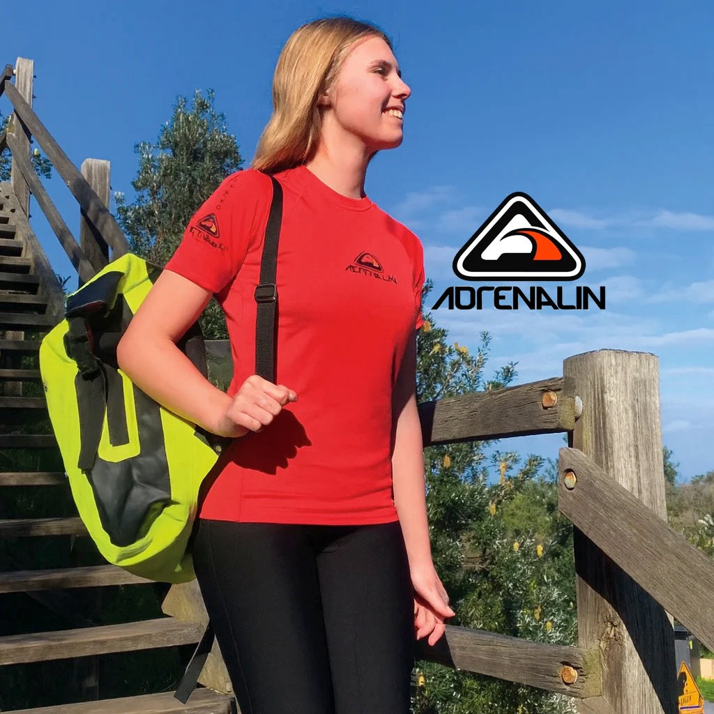 4216116 ~ 2P THERMAL RASHTOP SHORT SLEEVE RED